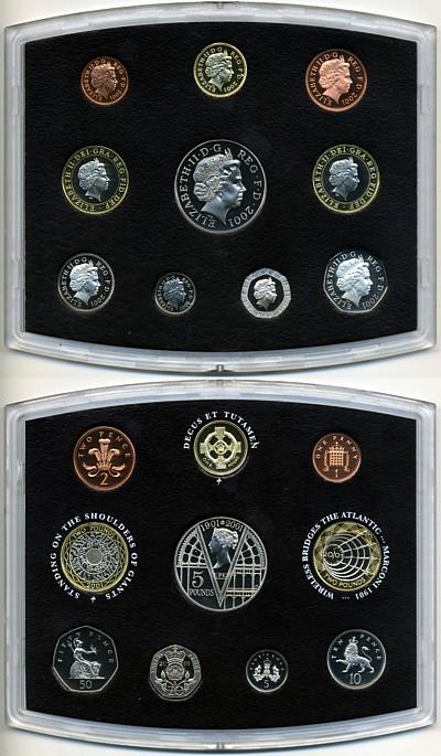 2001 proof set