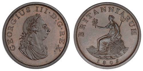 1805 pattern halfpenny