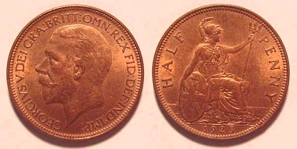 1925 halfpenny