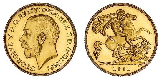 1911 half sovereign