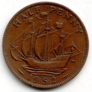 1952 halfpenny