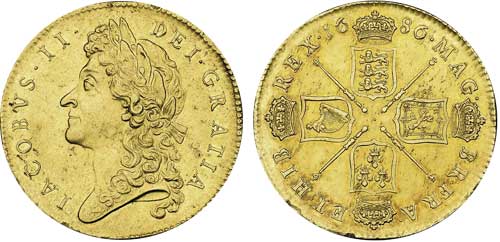 1686 five guineas