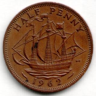 1962 halfpenny