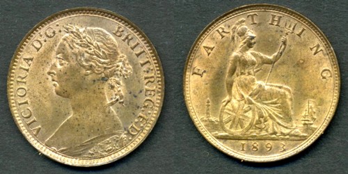 1893 farthing