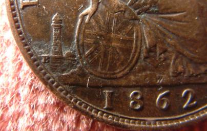 1862 halfpenny