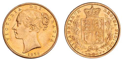 1859 Ansell sovereign