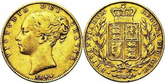 1844 sovereign