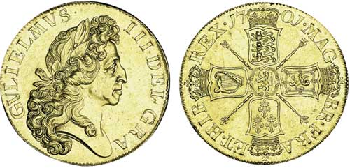 1701 five guineas